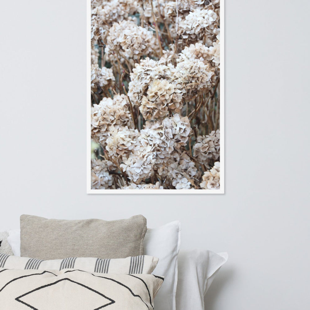 Leinwand - Zeitlose Blumen Hortensien