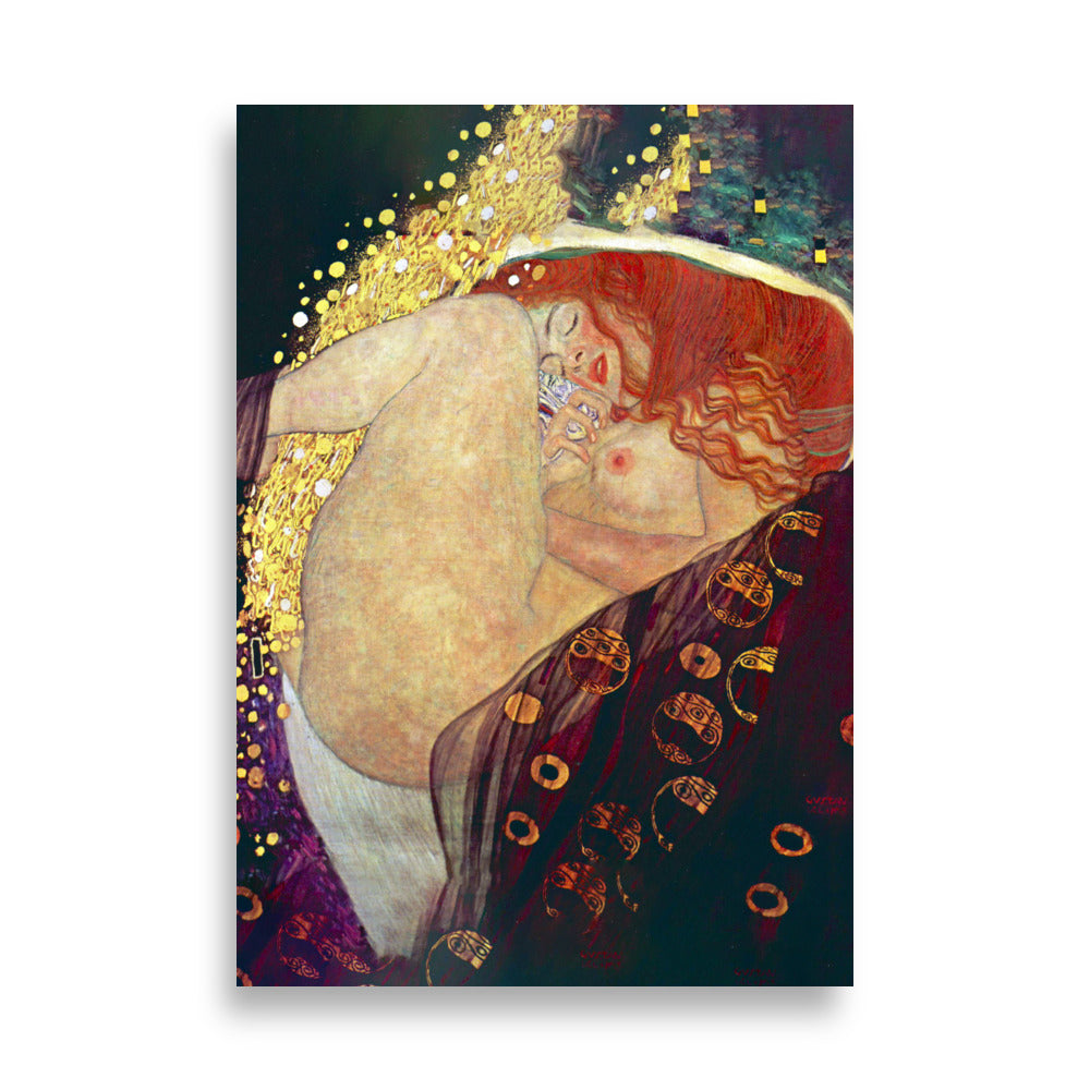 Affiche - Gustav Klimt, Danaé