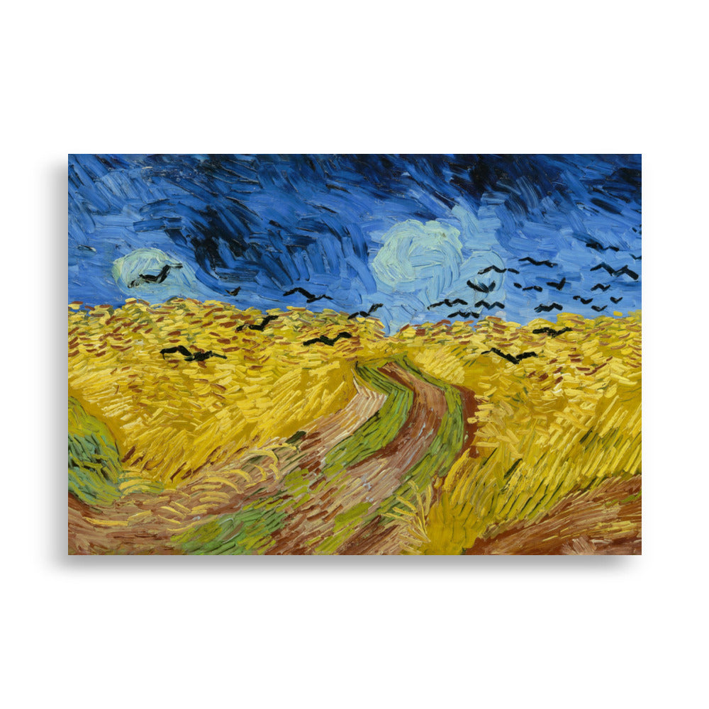 Poster - Van Gogh, Campo di grano con corvi