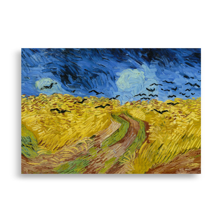 Poster - Van Gogh, Weizenfeld mit Krähen