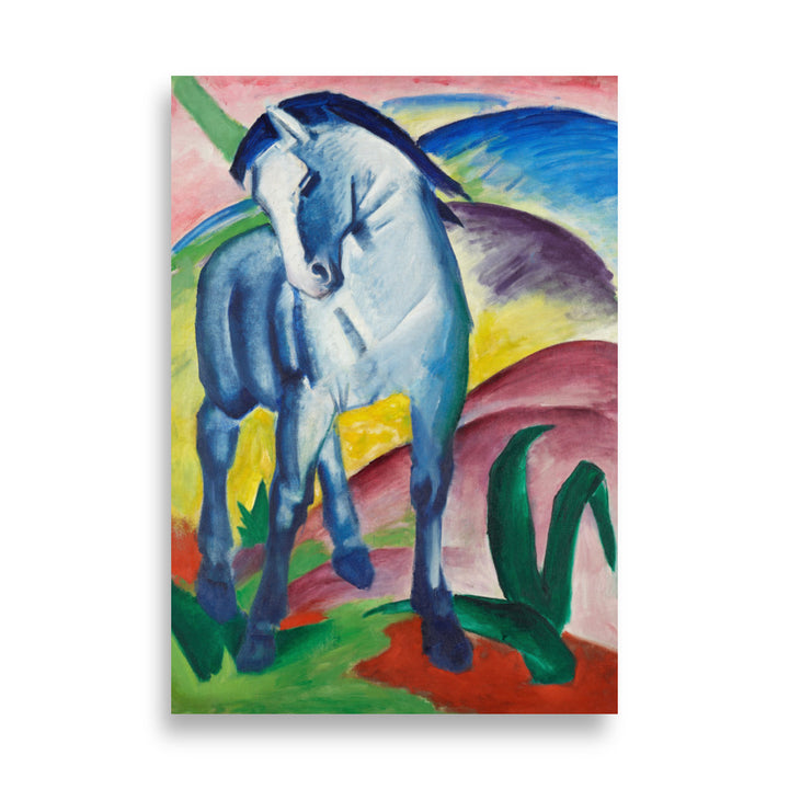 Póster - Franz Marc, Caballo Azul I