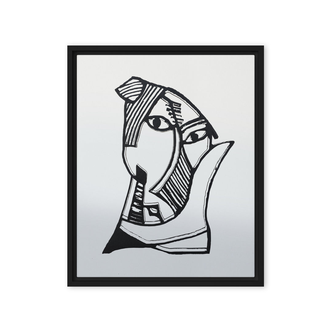 Leinwand - Pablo Picasso, Les Demoiselles d’Avignon grey