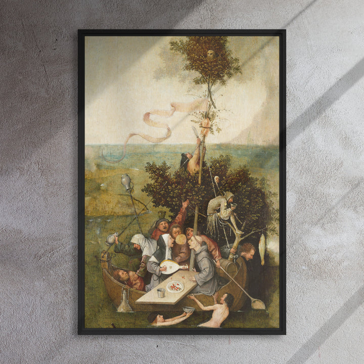 framed-canvas-_in_-black-24x36-front-canvas-hieronymus-bosch-das-narrenschiff-the-ship-of-fools