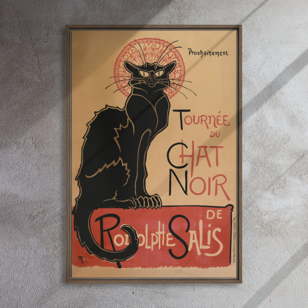 Canvas - Théophile Steinlen, Le Chat Noir