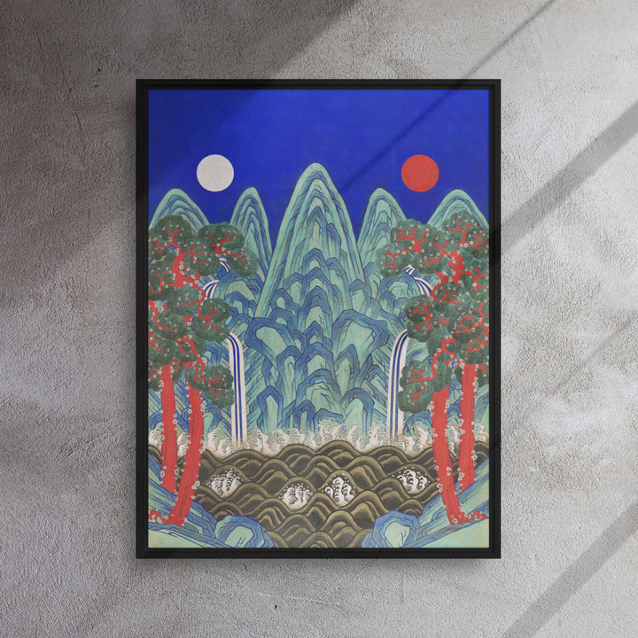framed-canvas-sonne-mond-und-fuenf-gipfel-sun-moon-and-five-peaks-artlia_3