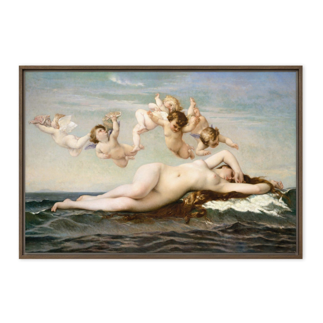 Leinwand - Alexandre Cabanel, Die Geburt der Venus Alexandre Cabanel Braun / 61x91 cm (24″×36″) artlia