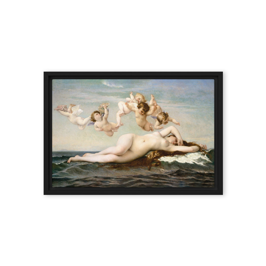 Leinwand - Alexandre Cabanel, Die Geburt der Venus Alexandre Cabanel Schwarz / 31x46 cm (12″×18″) artlia