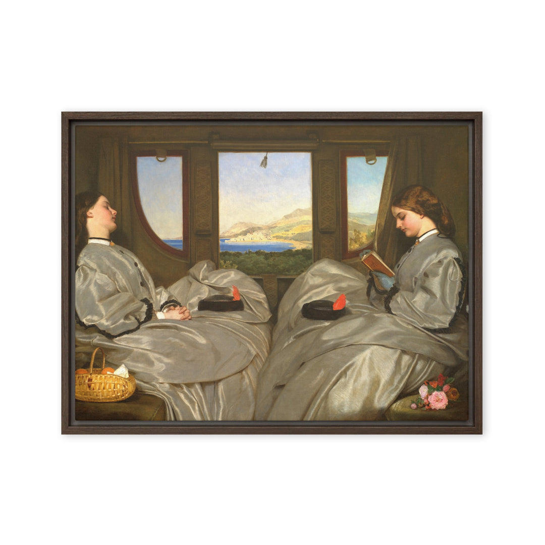 Leinwand - Augustus Leopold Egg, The Travelling Companions Augustus Leopold Egg Braun / 46x61 cm (18″×24″) artlia