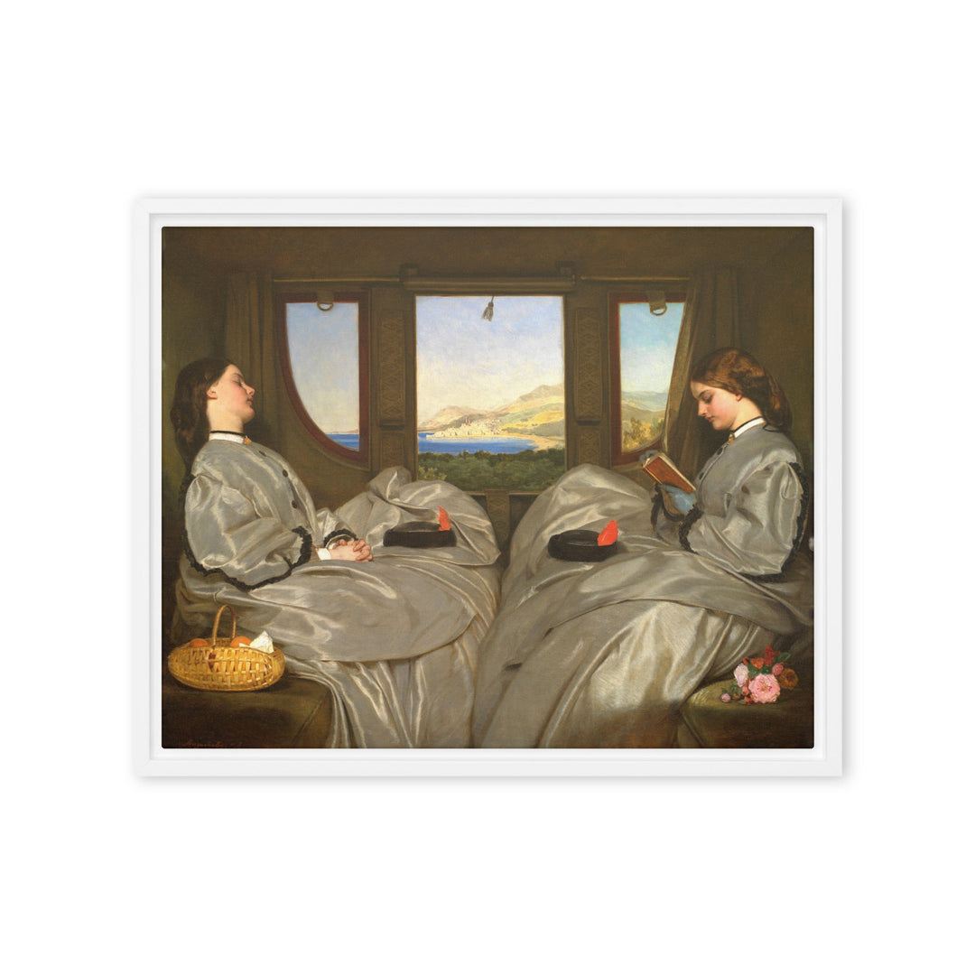 Leinwand - Augustus Leopold Egg, The Travelling Companions Augustus Leopold Egg Weiß / 41x51 cm (16″×20″) artlia