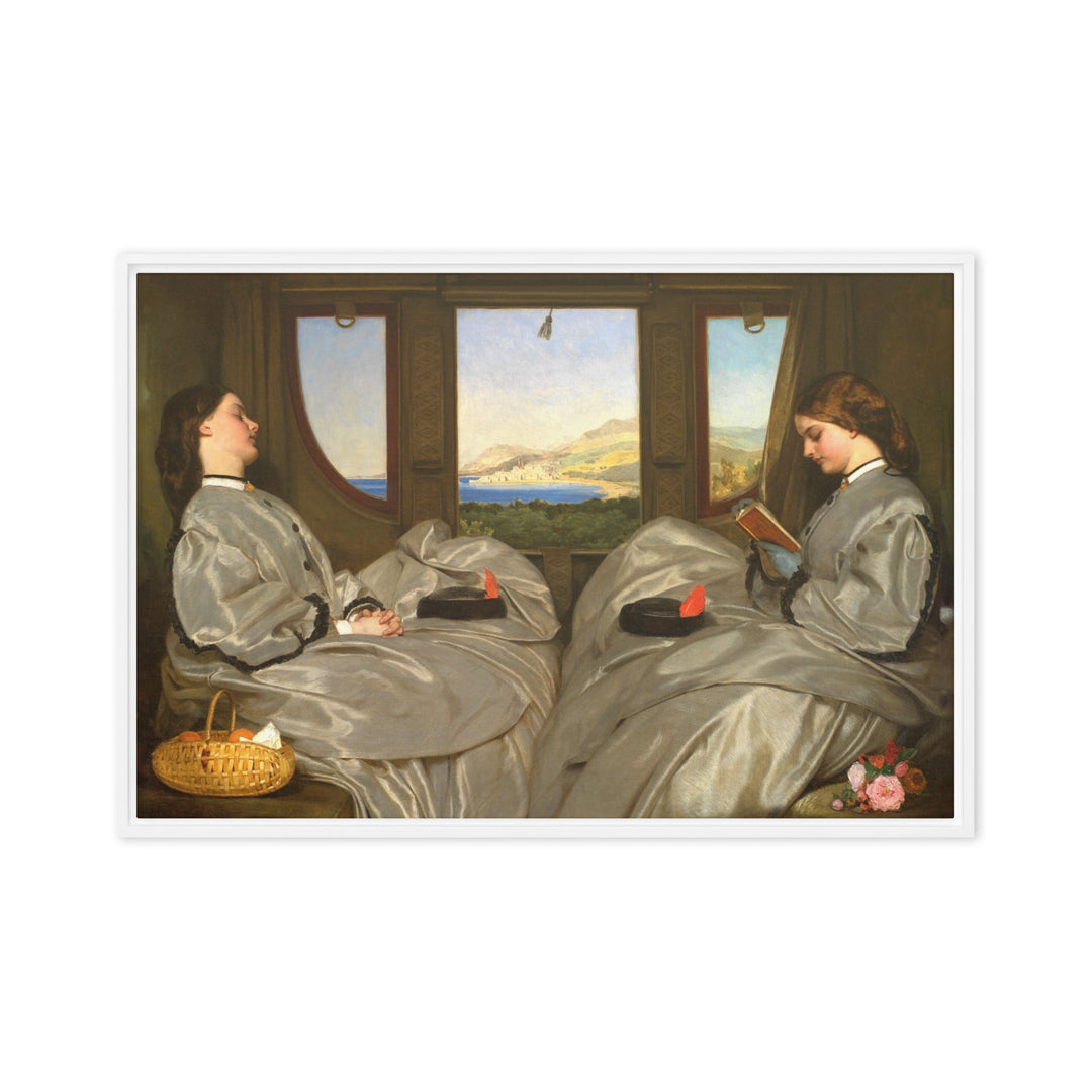 Leinwand - Augustus Leopold Egg, The Travelling Companions Augustus Leopold Egg Weiß / 61x91 cm (24″×36″) artlia