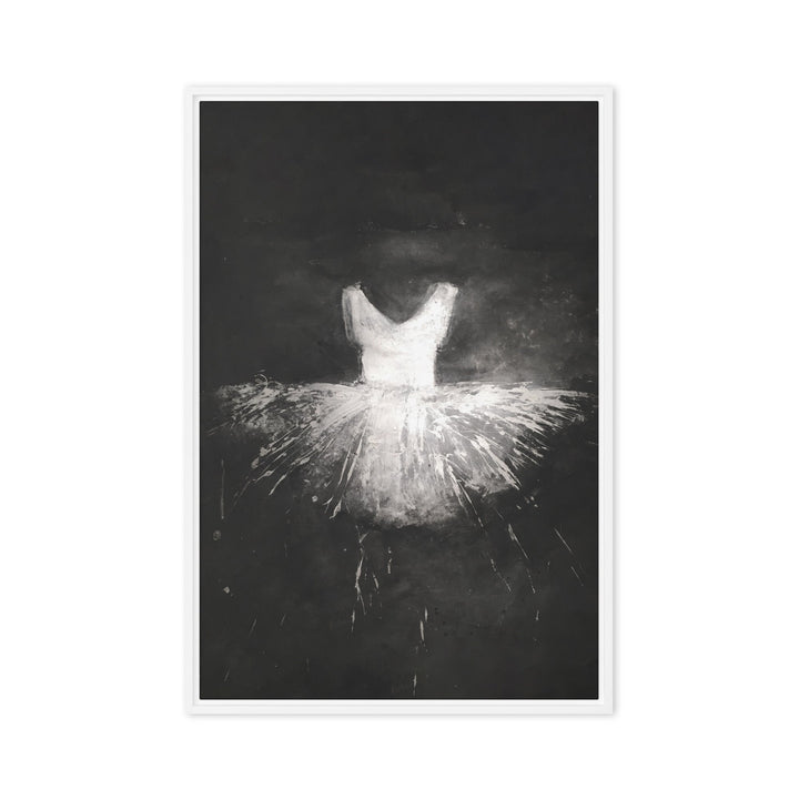 Leinwand - Ballett Kostüm Weiß / 61x91 cm (24″×36″) artlia