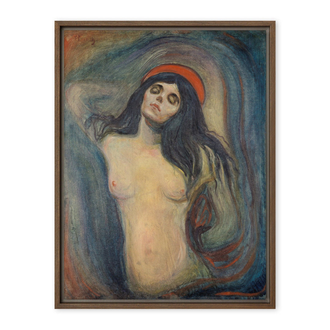 Leinwand - Edvard Munch, Madonna Edvard Munch Braun / 46x61 cm (18″×24″) artlia
