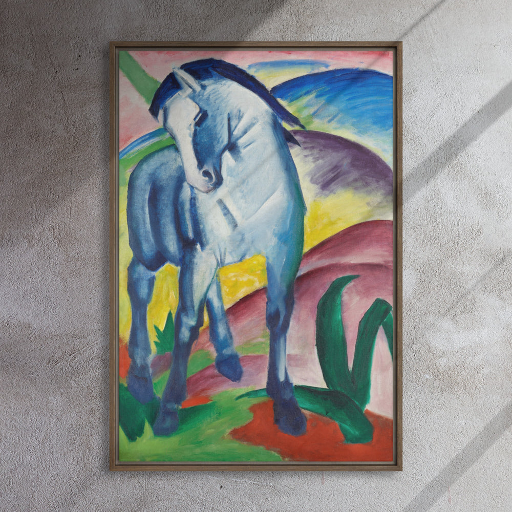 Leinwand - Franz Marc, Blaues Pferd I Franz Marc artlia