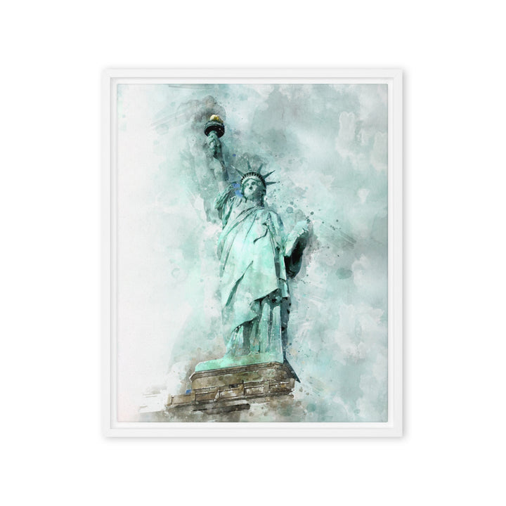 Leinwand - Freiheitsstatue Weiß / 41x51 cm (16″×20″) artlia
