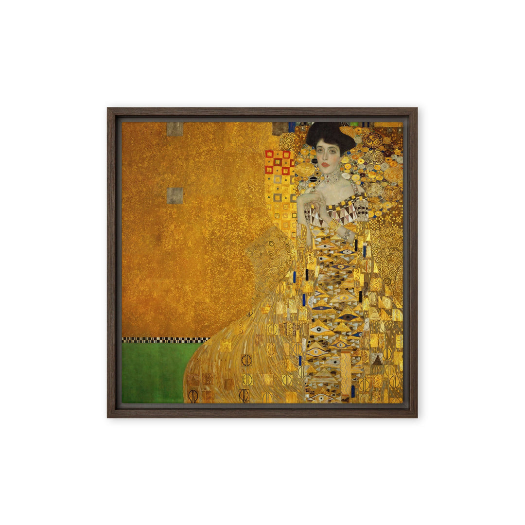 Leinwand - Gustav Klimt, Adele Bloch-Bauer Gustav Klimt Braun / 41x41 cm (16″×16″) artlia