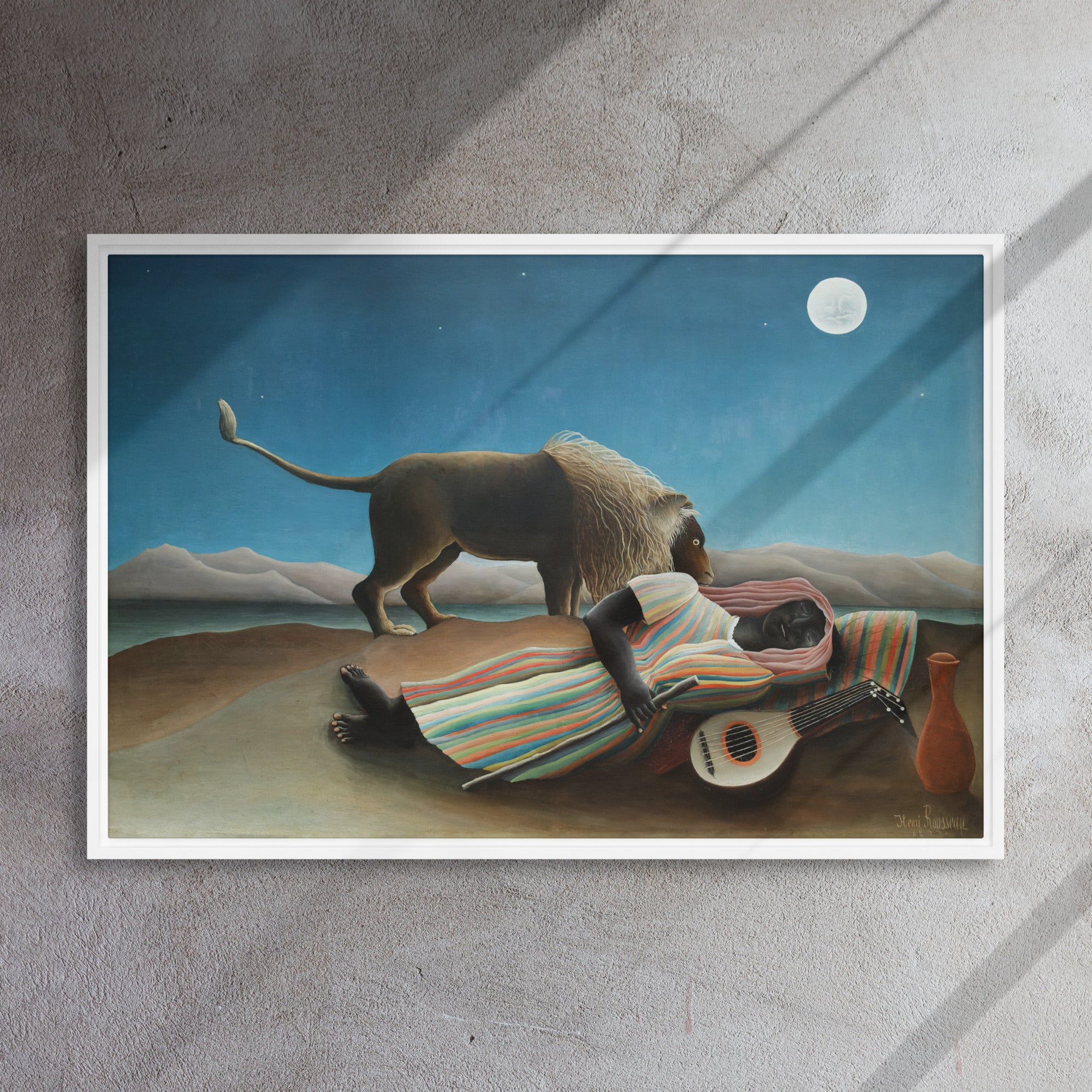 Rousseau 'The shops Sleeping Gypsy' Gallery-Wrapped Canvas Wall Art (Ready to Hang)