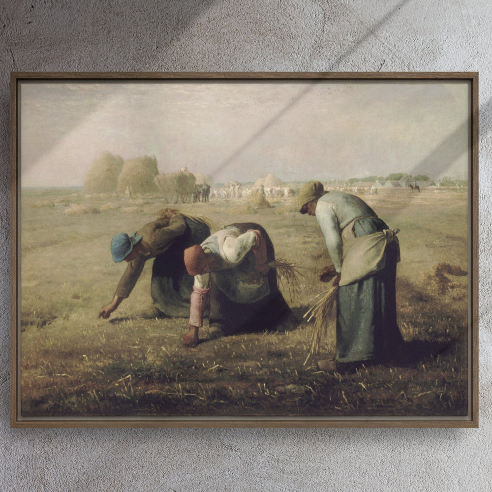 Leinwand - Jean-François Millet, Die Ährenleserinnen Jean-François Millet artlia