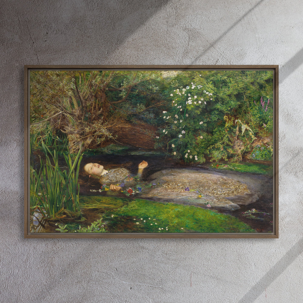 Leinwand - John Everett Millais, Ophelia John Everett Millais artlia
