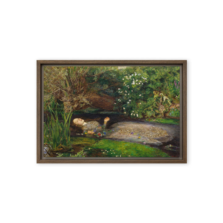 Leinwand - John Everett Millais, Ophelia John Everett Millais Braun / 31x46 cm (12″×18″) artlia