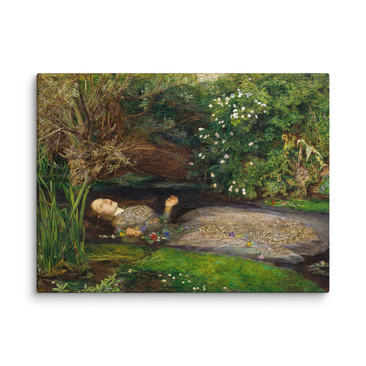 Leinwand - John Everett Millais, Ophelia John Everett Millais ohne Rahmen / 46x61 cm (18″×24″) artlia