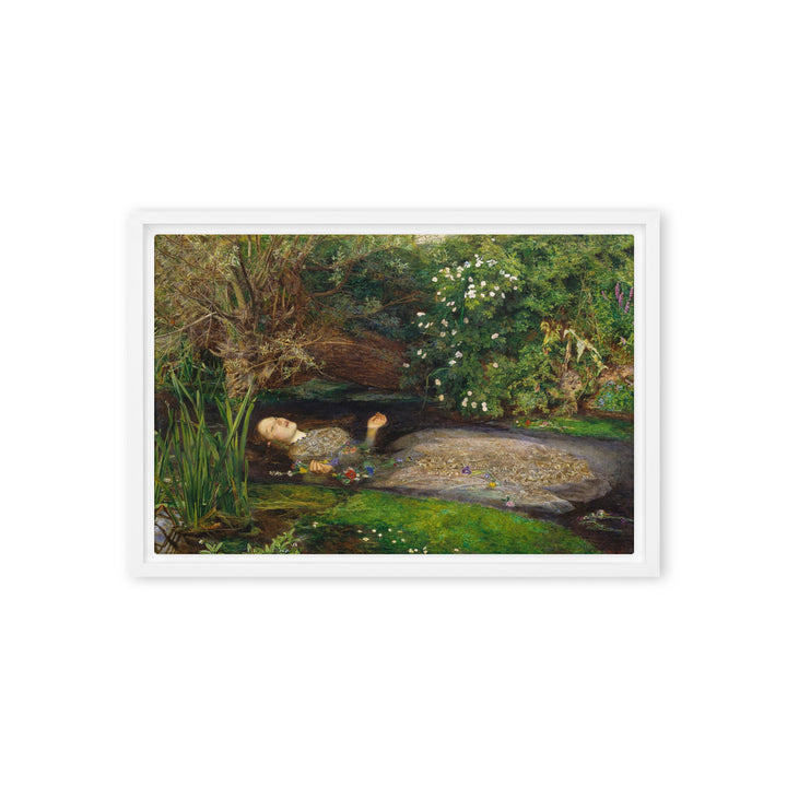 Leinwand - John Everett Millais, Ophelia John Everett Millais Weiß / 31x46 cm (12″×18″) artlia
