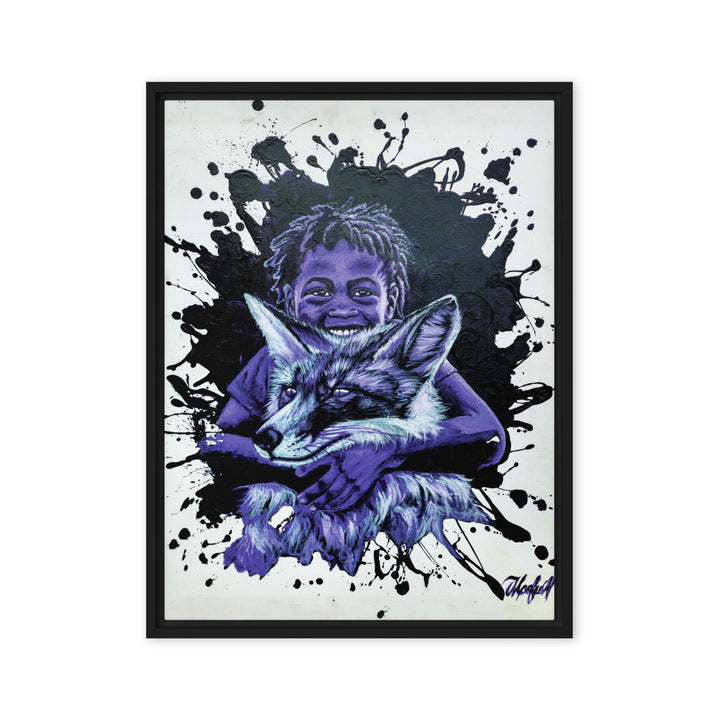 Leinwand - Mischief Core, Nokuthula M Mpofu Nokuthula M Mpofu Schwarz / 46x61 cm (18″×24″) artlia