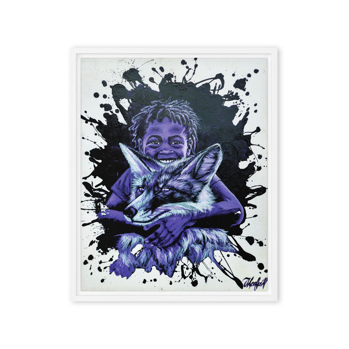 Leinwand - Mischief Core, Nokuthula M Mpofu Nokuthula M Mpofu Weiß / 41x51 cm (16″×20″) artlia