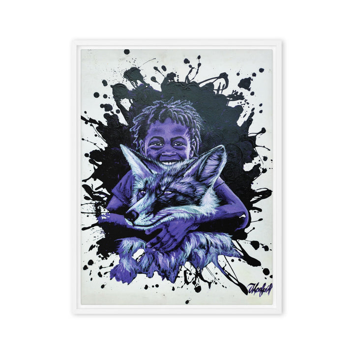 Leinwand - Mischief Core, Nokuthula M Mpofu Nokuthula M Mpofu Weiß / 46x61 cm (18″×24″) artlia