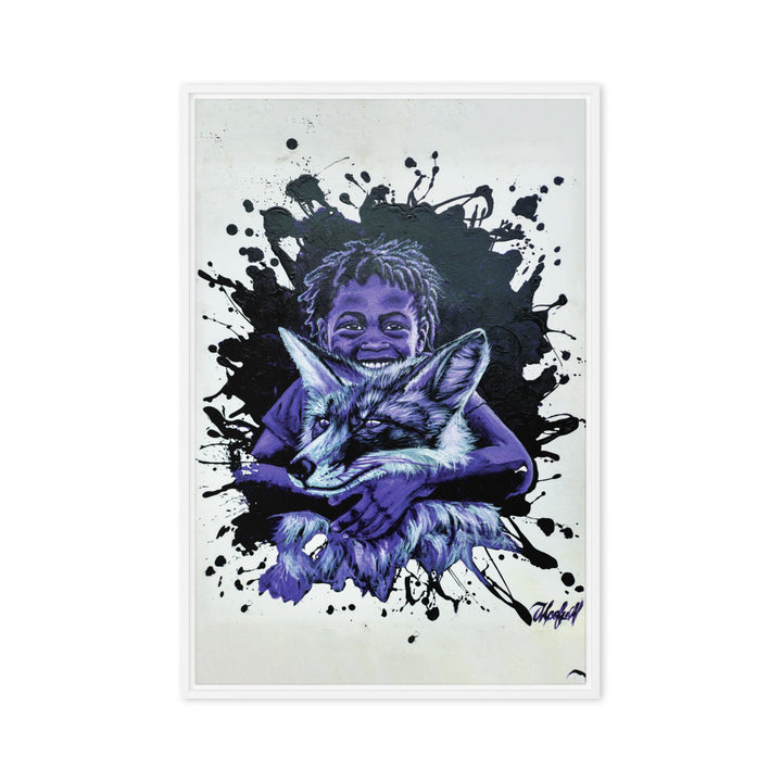 Leinwand - Mischief Core, Nokuthula M Mpofu Nokuthula M Mpofu Weiß / 51x76 cm (20″×30″) artlia