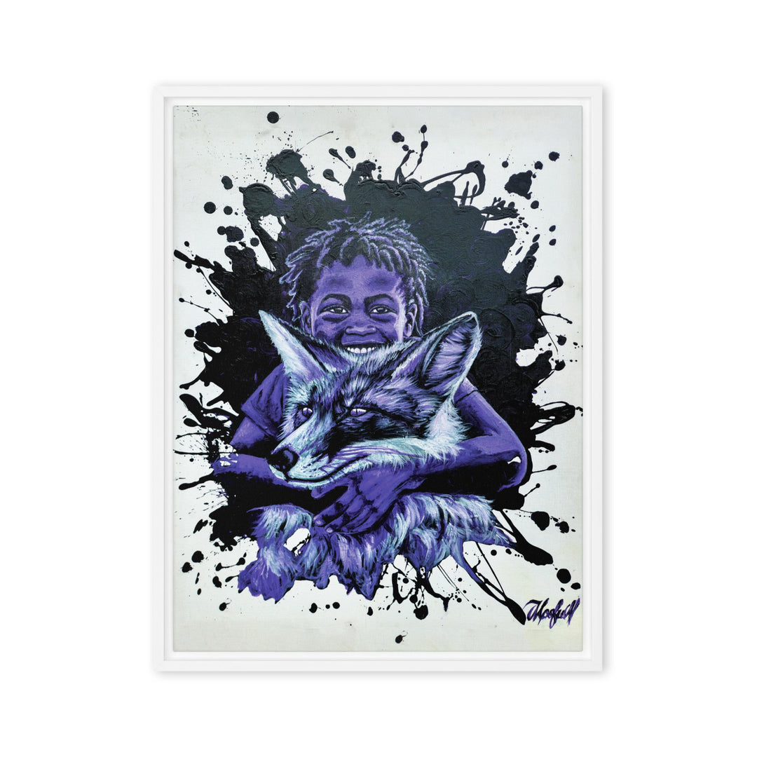Leinwand - Mischief Core, Nokuthula M Mpofu Nokuthula M Mpofu Weiß / 61x81 cm (24″×32″) artlia