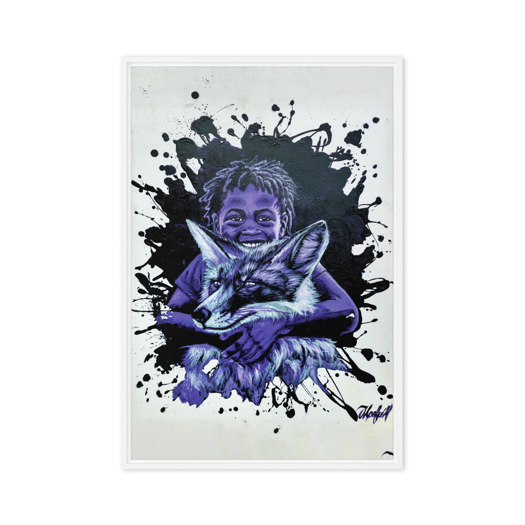 Leinwand - Mischief Core, Nokuthula M Mpofu Nokuthula M Mpofu Weiß / 61x91 cm (24″×36″) artlia