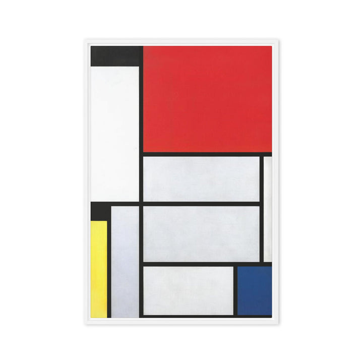 Leinwand - Mondrian, Tableau I Piet Mondrian Weiß / 61x91 cm (24″×36″) artlia