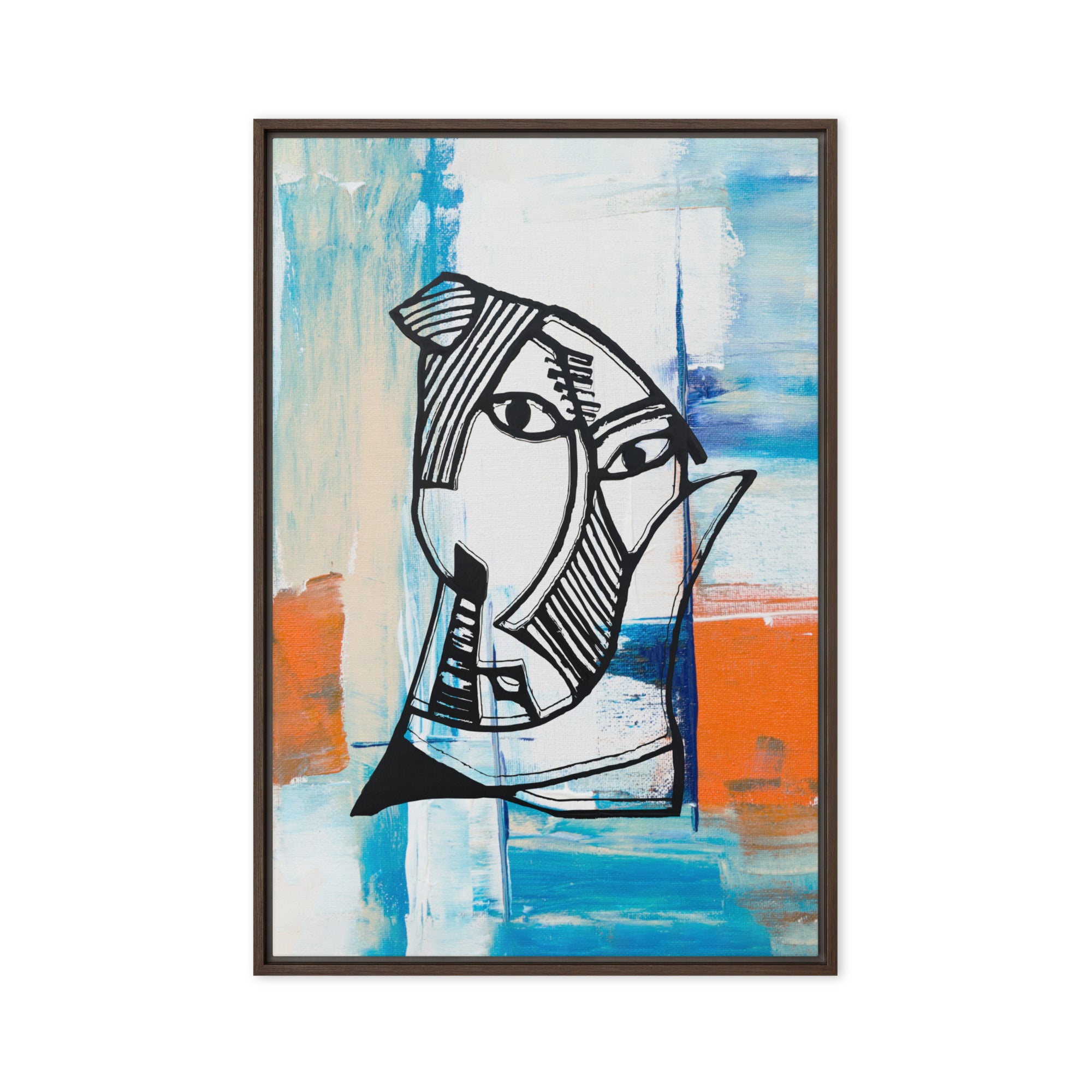 Leinwand - Pablo Picasso, Les Demoiselles d'Avignon in