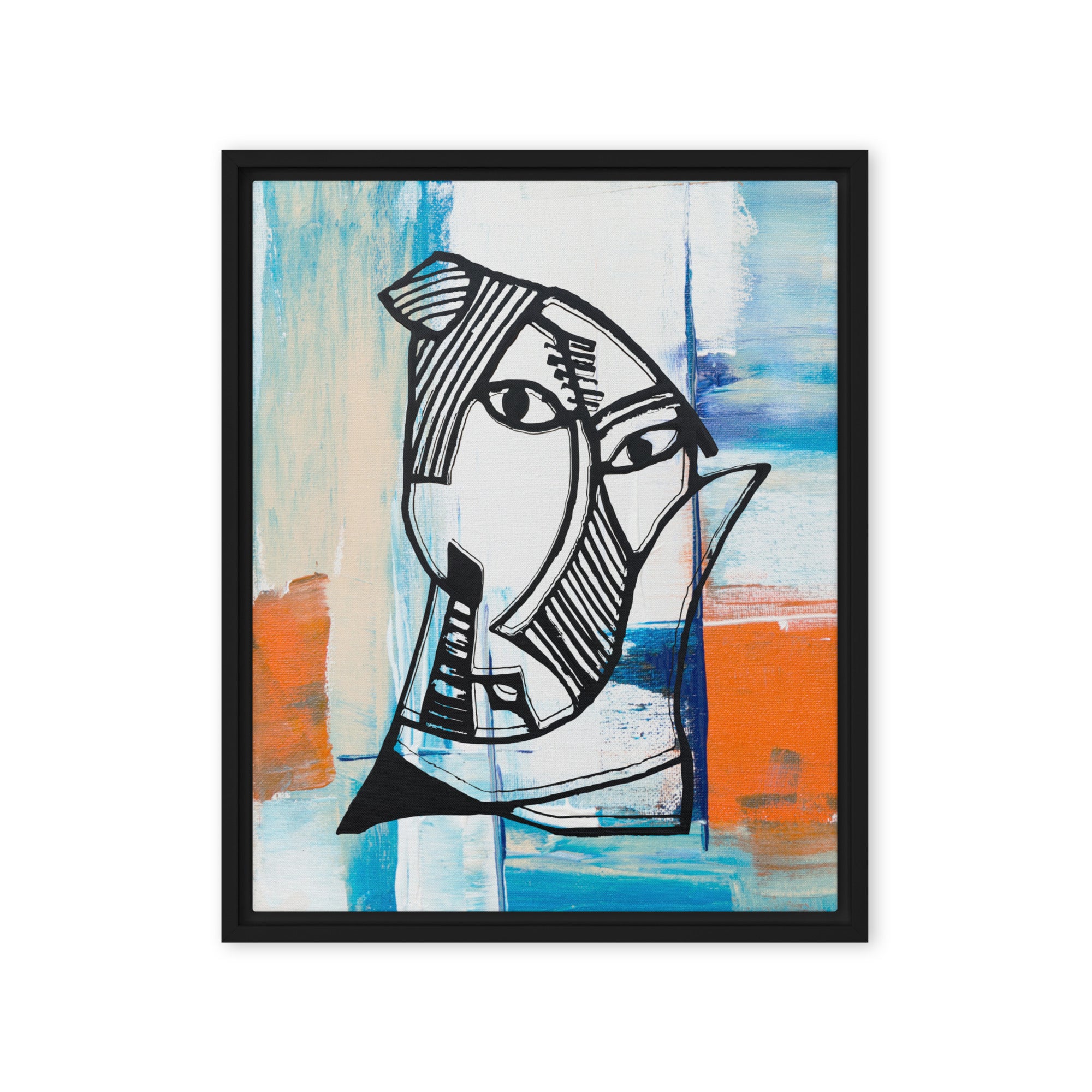 Leinwand - Pablo Picasso, Les Demoiselles d'Avignon in