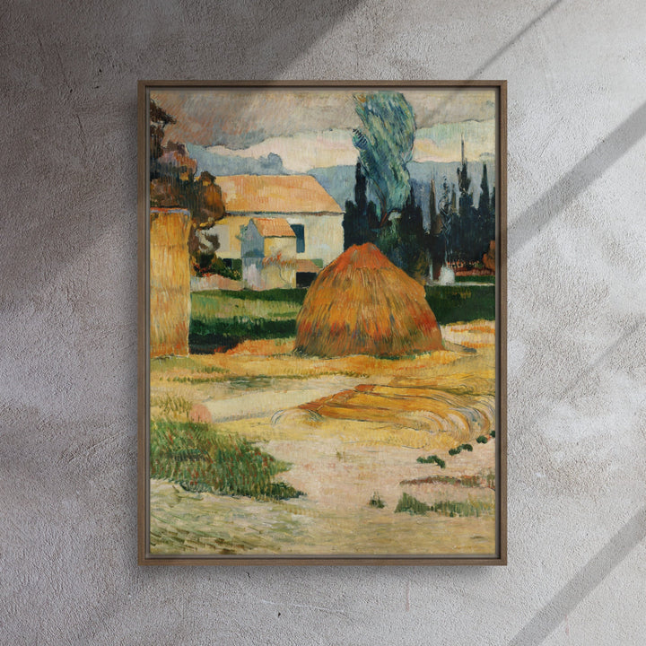 Leinwand - Paul Gauguin, Landschaft bei Arles artlia