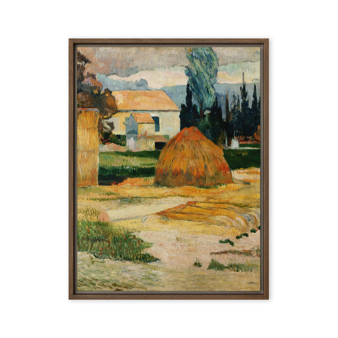Leinwand - Paul Gauguin, Landschaft bei Arles Paul Gauguin Braun / 46x61 cm (18″×24″) artlia