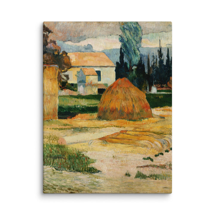 Leinwand - Paul Gauguin, Landschaft bei Arles ohne Rahmen / 31x41 cm (12″×16″) artlia