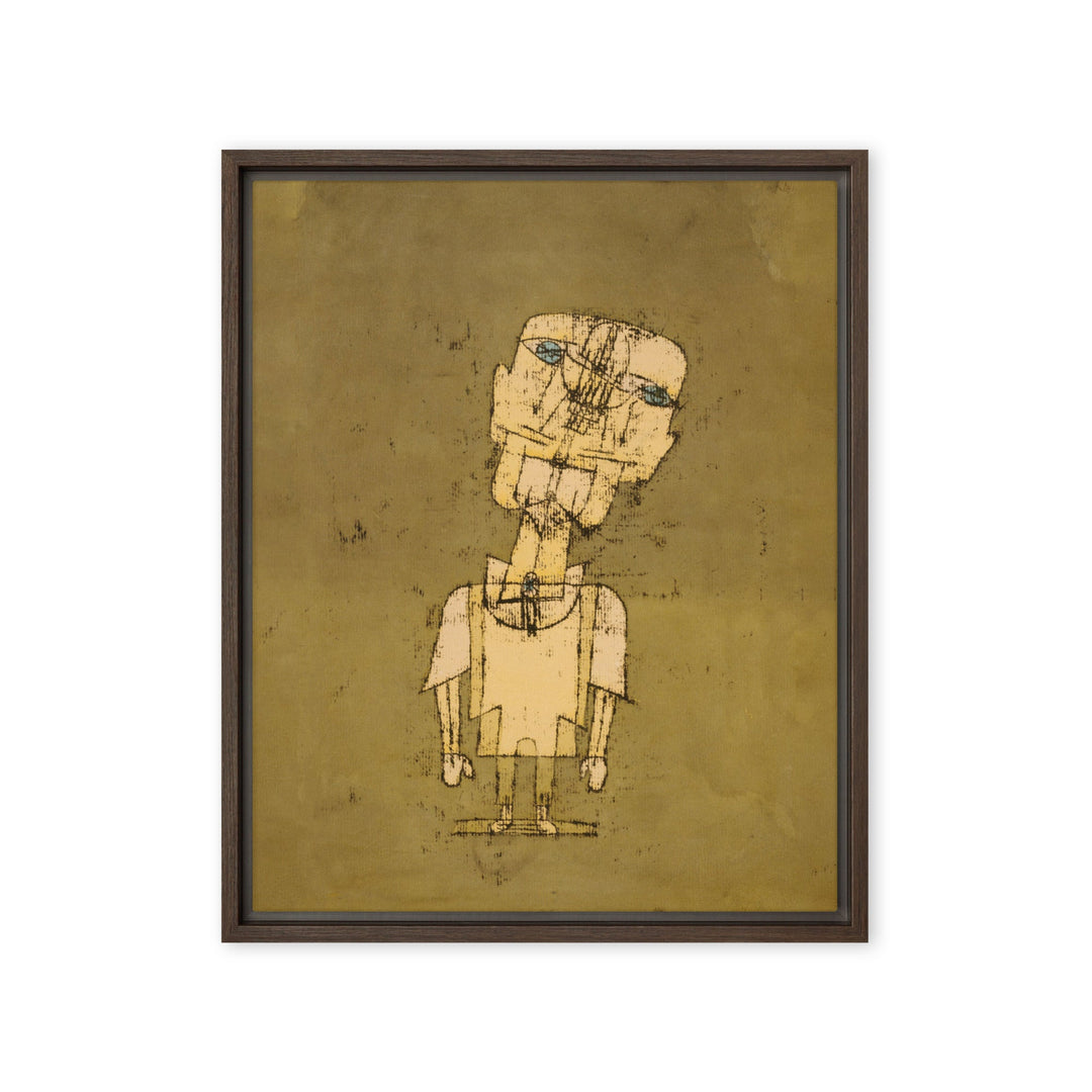 Leinwand - Paul Klee, Gespenst eines Genies Ghost of a Genius Paul Klee Braun / 41x51 cm (16″×20″) artlia