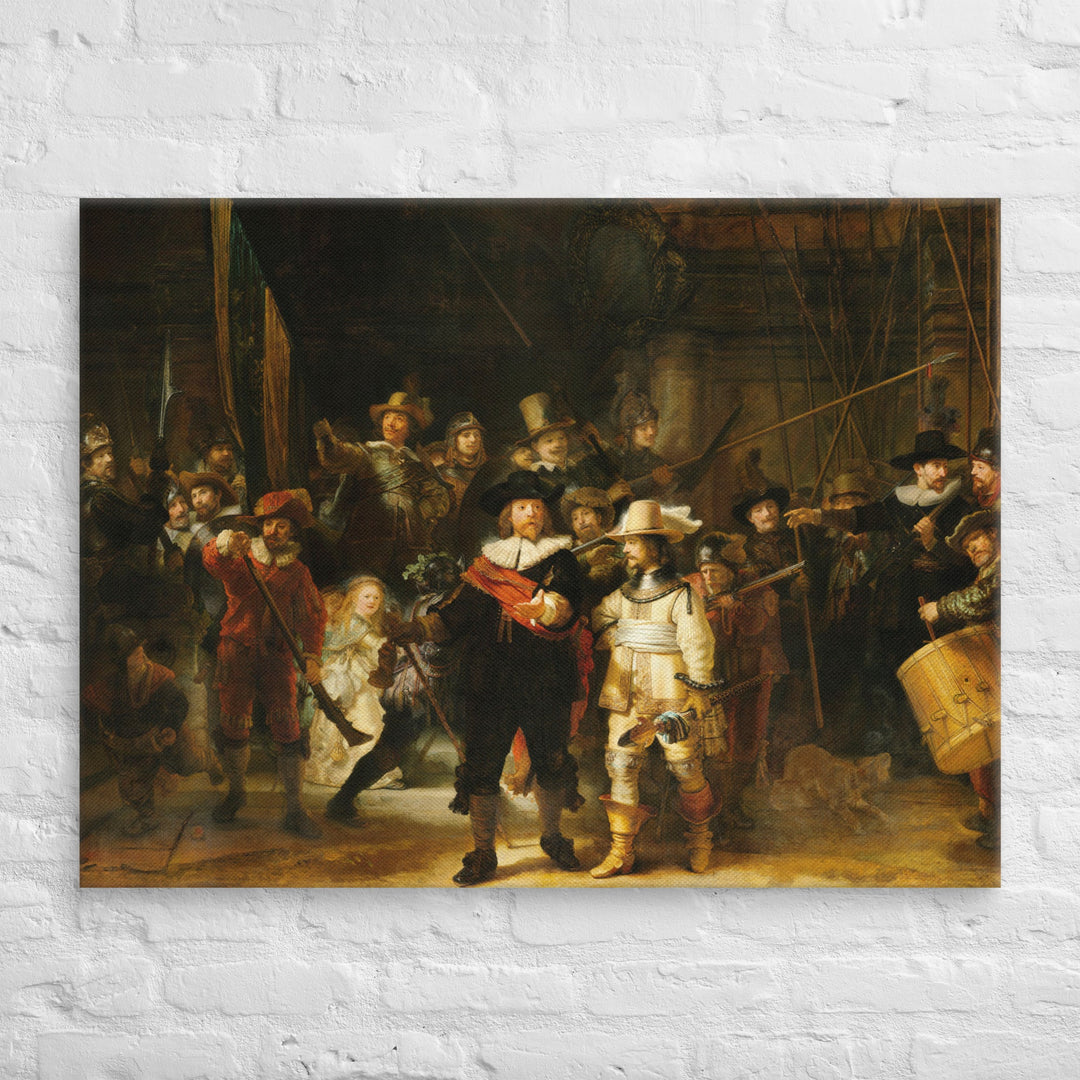 Leinwand - Rembrandt van Rijn, Die Nachtwache Rembrandt van Rijn artlia