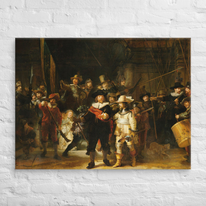 Leinwand - Rembrandt van Rijn, Die Nachtwache Rembrandt van Rijn artlia