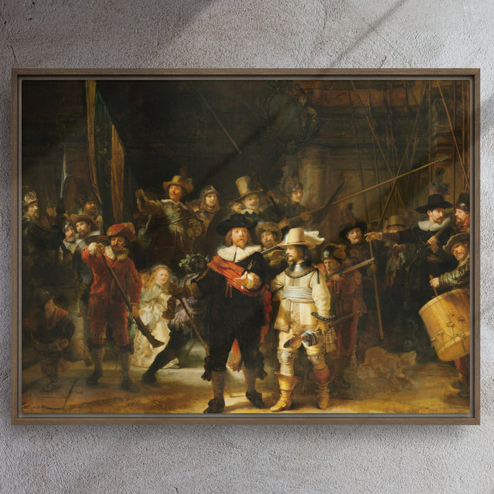 Leinwand - Rembrandt van Rijn, Die Nachtwache Rembrandt van Rijn artlia