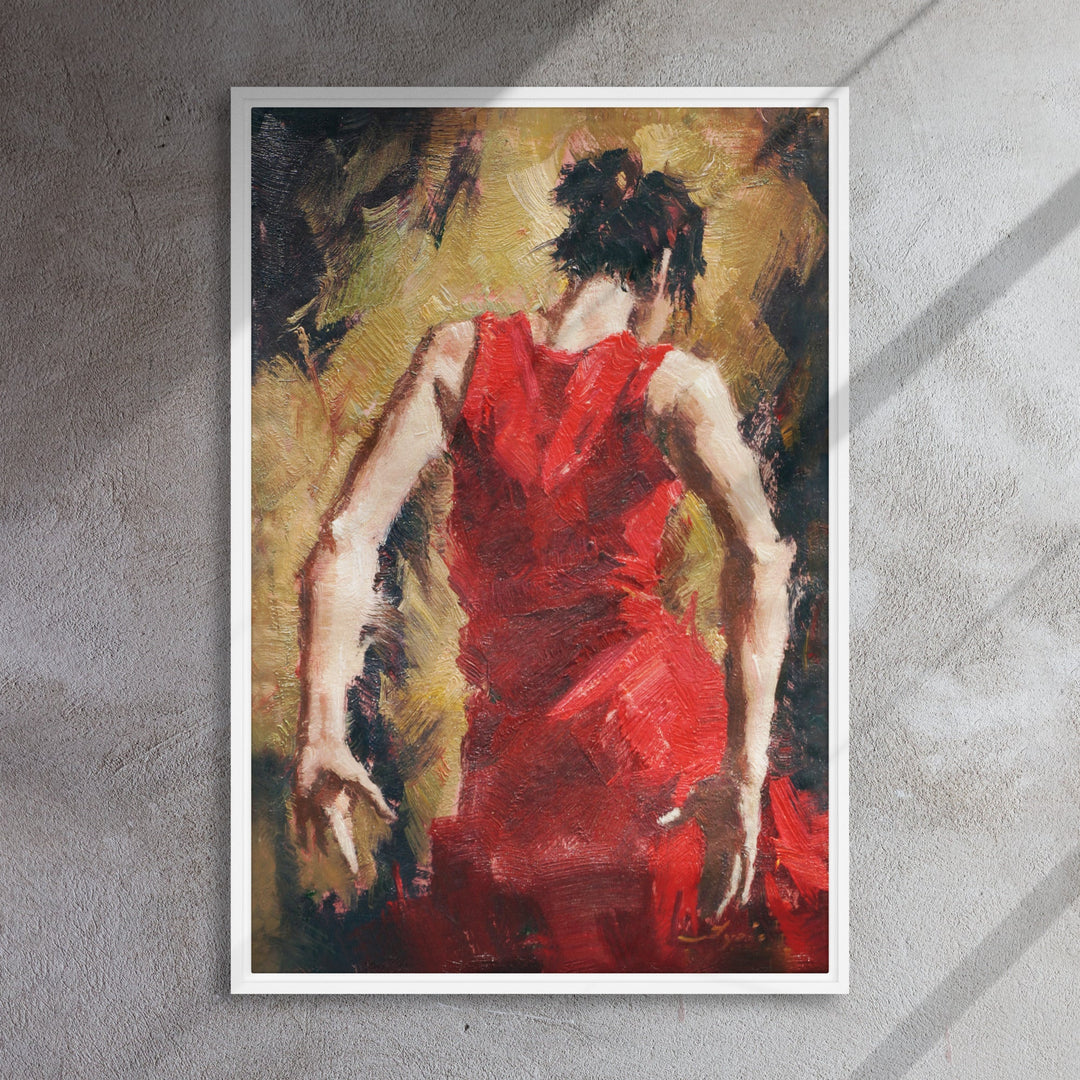 Leinwand - Tango Woman in Red Dress Kuratoren von artlia artlia