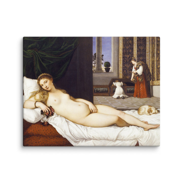 Leinwand - Tizian, Venus von Urbino Tizian ohne Rahmen / 41x51 cm (16″×20″) artlia