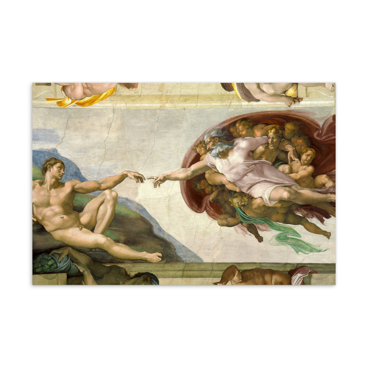 Michelangelo, Creation of Adam - Postkarte Michelangelo artlia