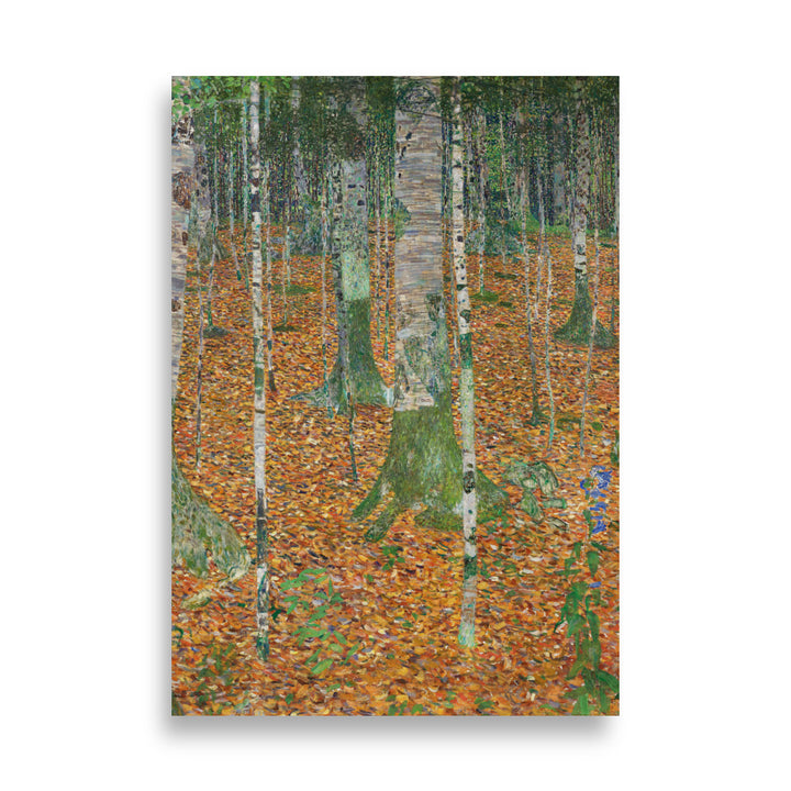 Poster - Gustav Klimt, Birkenwald ohne Rahmen / 21×30 cm artlia