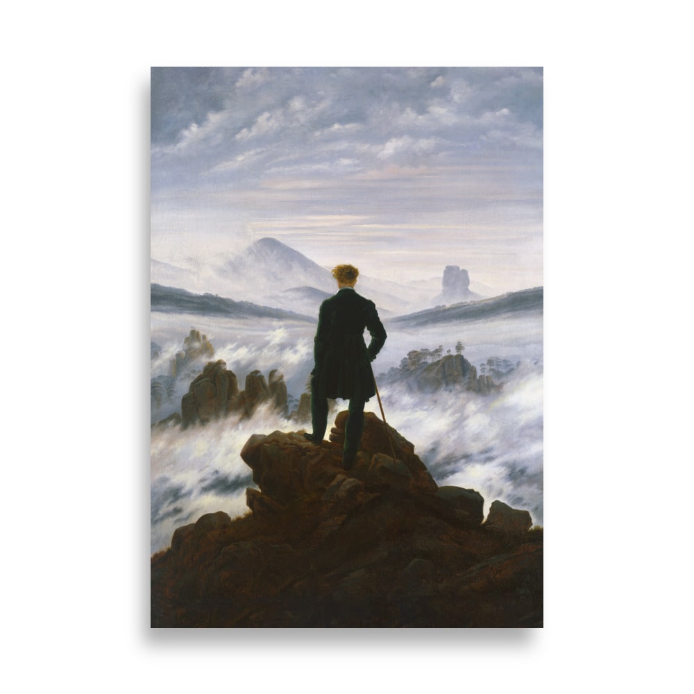 poster-Caspar-David-Friedrich-Wanderer-above-the-sea-of-fog-artlia