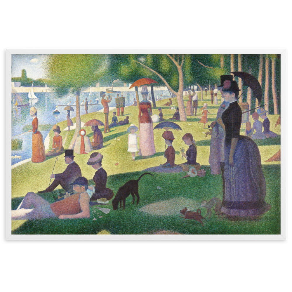 Poster - Ein Sonntagnachmittag auf der Insel La Grande Jatte Georges Seurat ohne Rahmen / 21×30 cm artlia