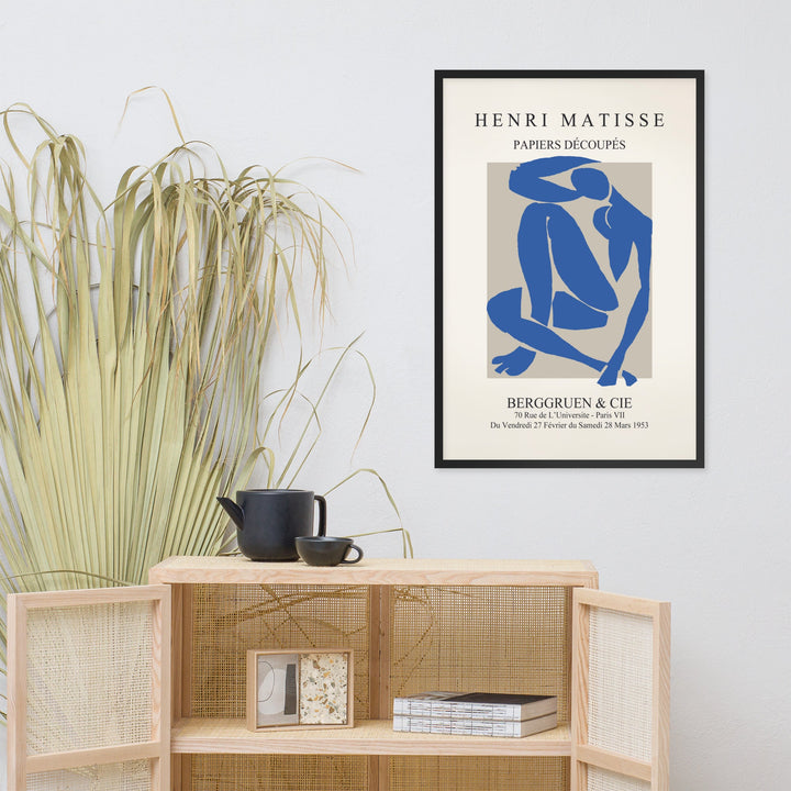 Poster - Henri Matisse, Papier Découpés blauer Akt Henri Matisse artlia