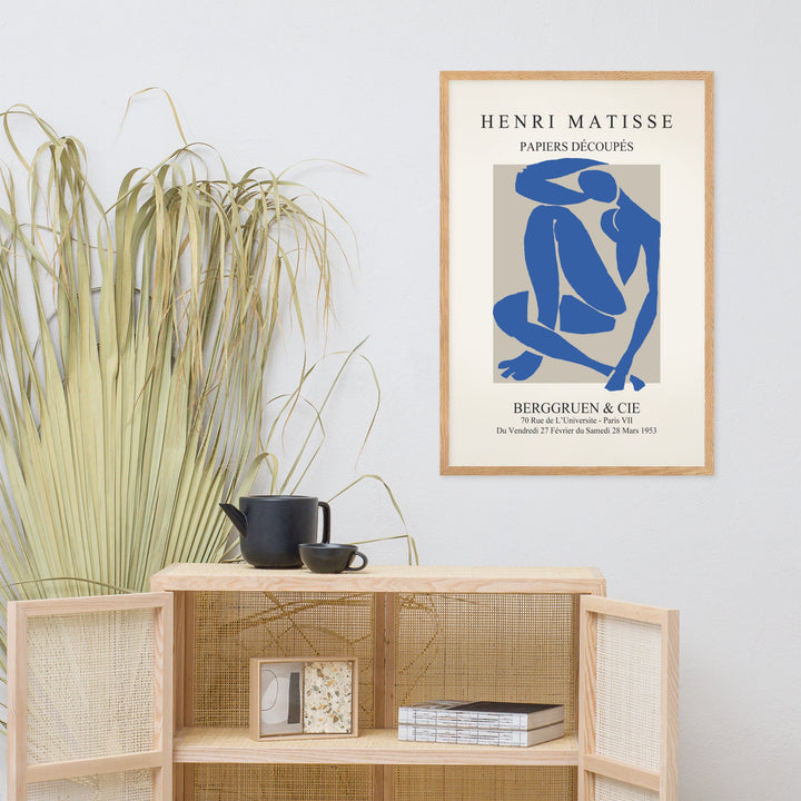 Poster - Henri Matisse, Papier Découpés blauer Akt Henri Matisse artlia