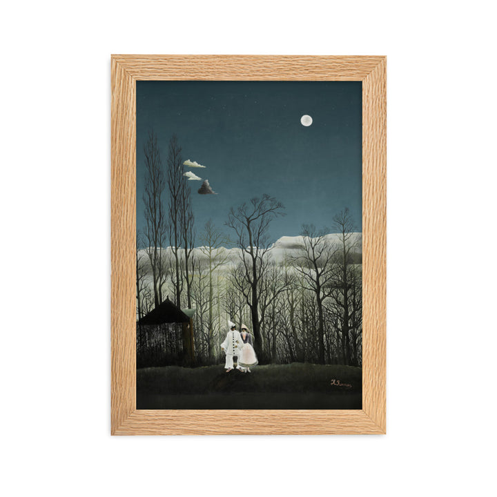 Poster - Henri Rousseau, Karnevalsabend Henri Rousseau Oak / 21×30 cm artlia